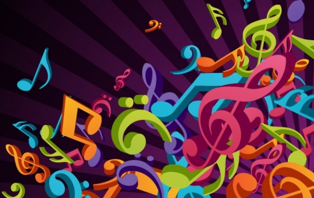 Mardi Gras 3d Bard College Conservatory of Music colorful music background about Holidays Shopping